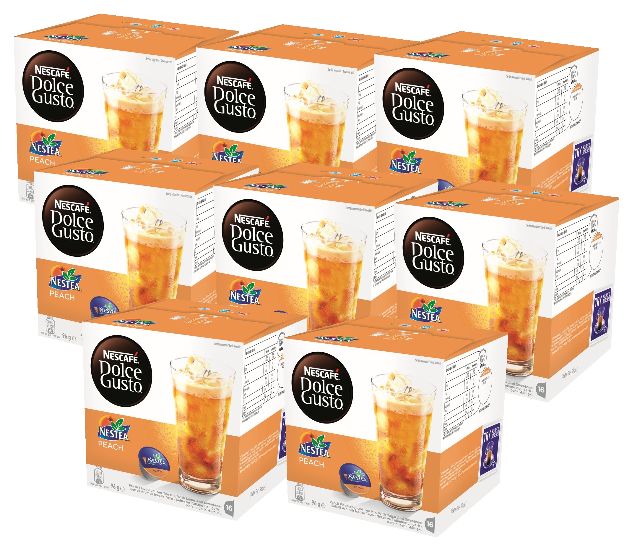 BULK NESCAFE Dolce Gusto NESTEA Peach 8 boxes Pods eBay